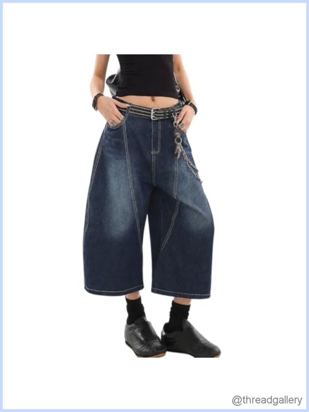 Baggy Denim Jean Shorts for Women High Waist Loose Fit Y2K Summer Trendy